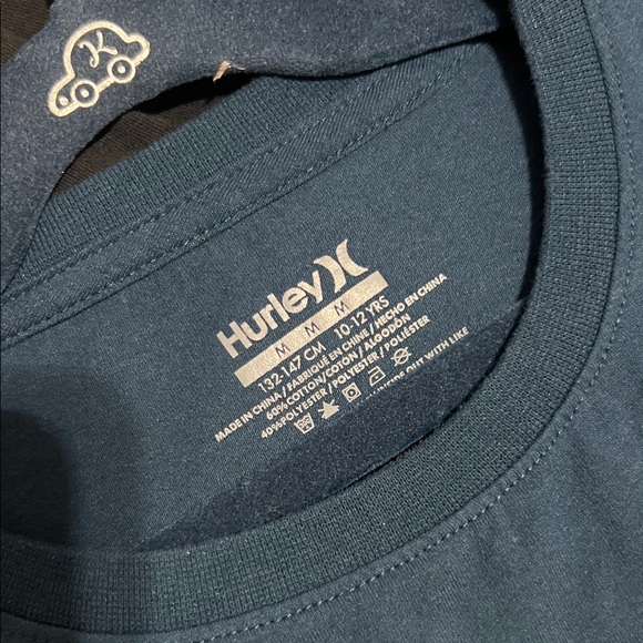 Boys Hurley Kids' Long Sleeve Tees - Blue, Black, Maroon - Picture 2 of 10